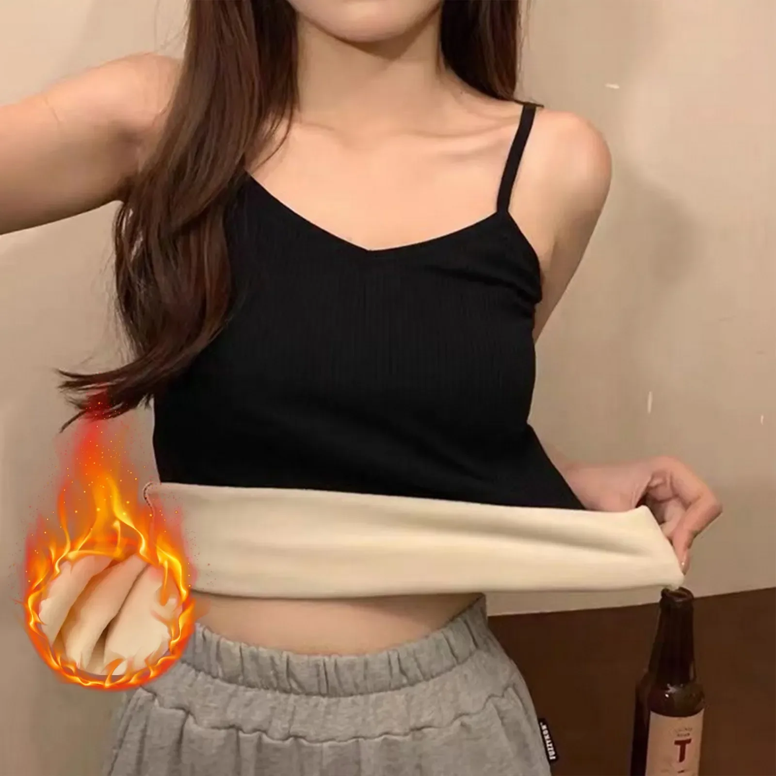 

Топ женский зимний утепленный, с бархатной подкладкой