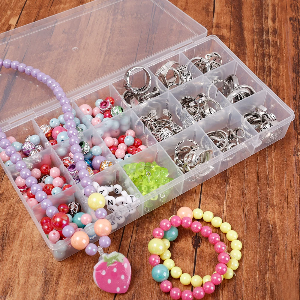 Квадратная прозрачная пластиковая коробка для хранения большой емкости с