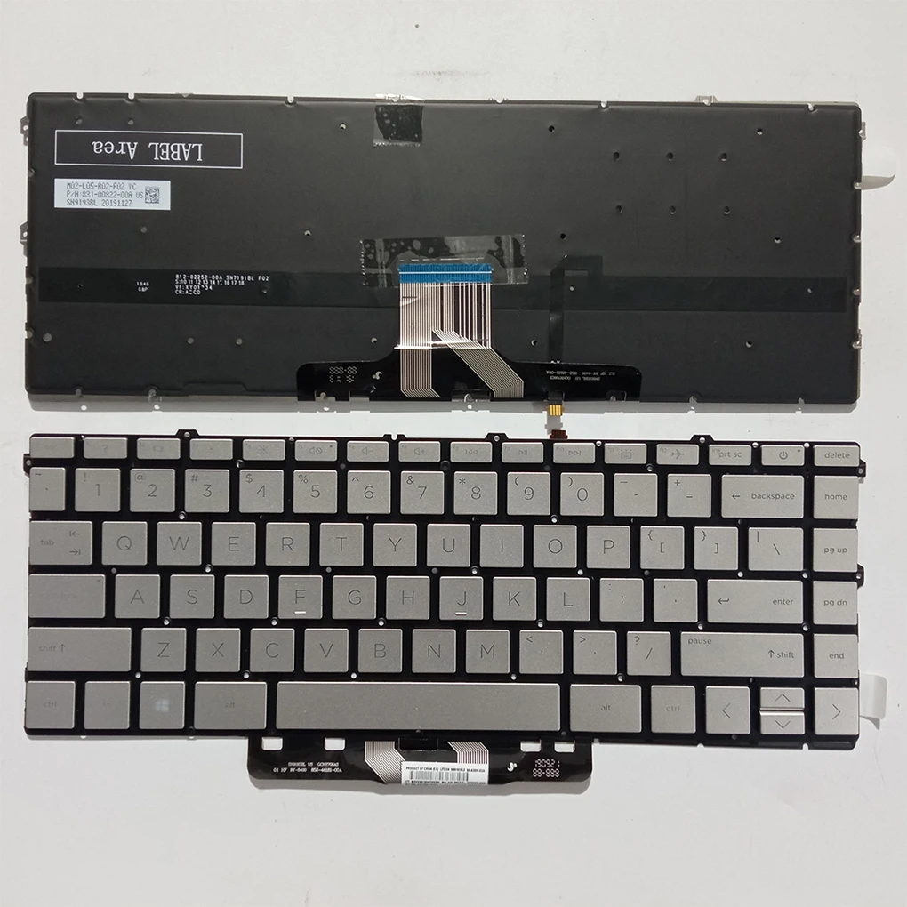 

Клавиатуры, английская Qwerty ПК Входная аппаратура, блок с подсветкой в сборе, детали для ноутбука, замена для HP 14M-DW0013DX
