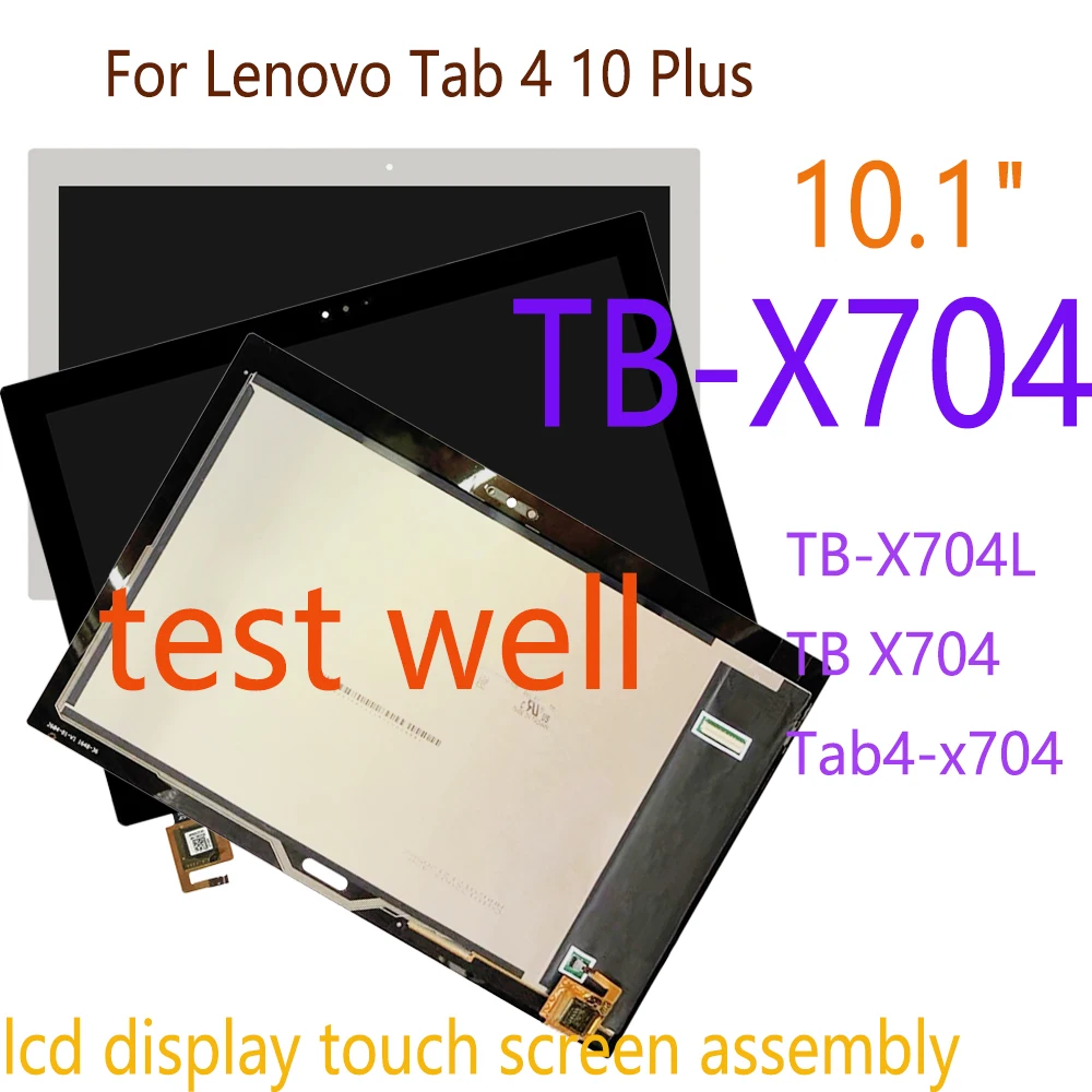 ЖК-дисплей 10 1 дюймов AAAAA + для Lenovo Tab 4 Plus TB-X704 LCD TB-X704L TB X704 с сенсорным экраном и