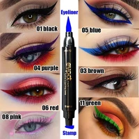 net red recommended double headed color wing seal eyeliner colored eyeliner eyeliner stamp free shipping items for women