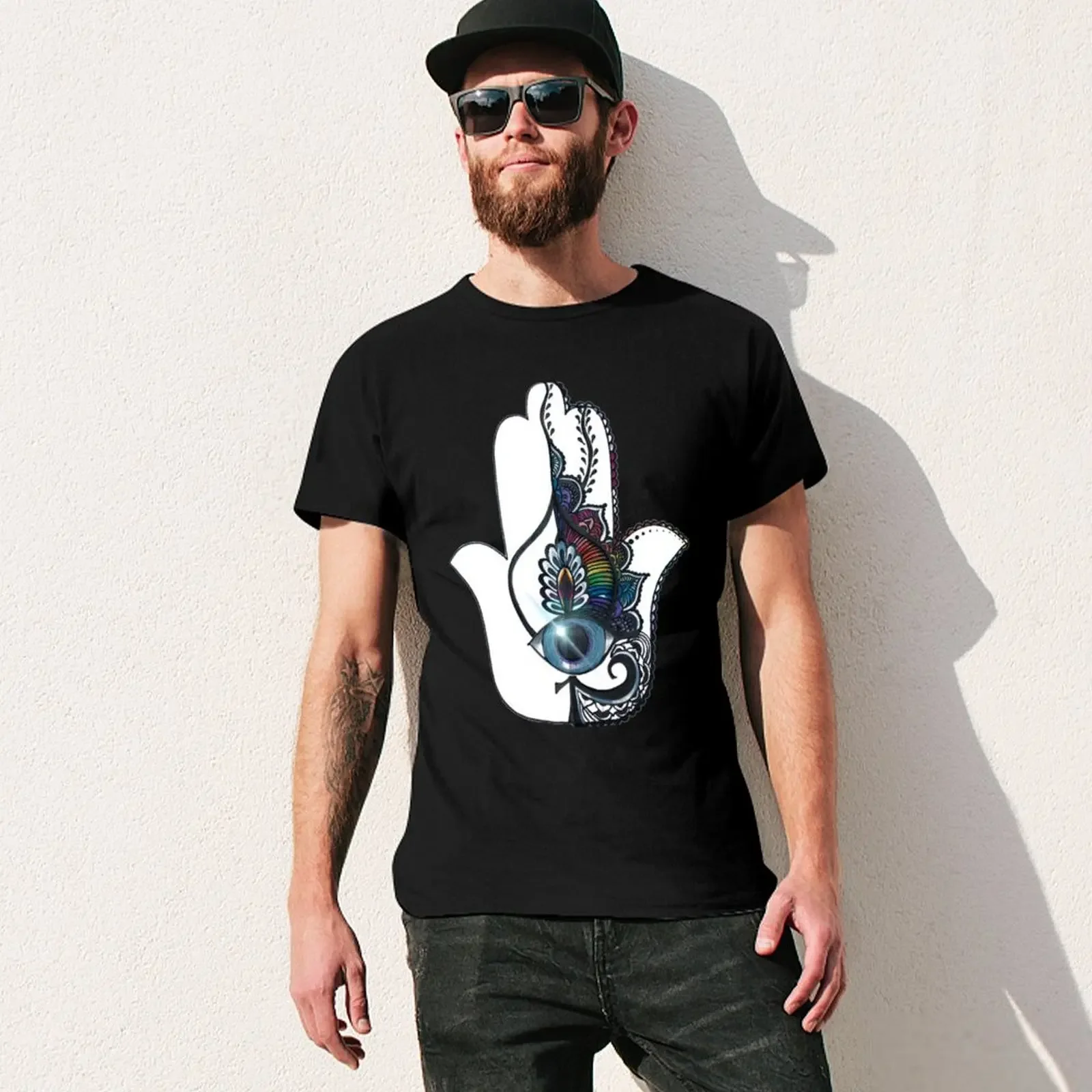 Футболка с изображением третьего глаза винтажная рубашка аниме винтажные