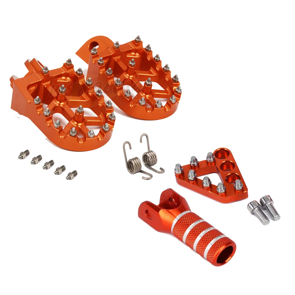 

Для KTM SX SXF XC XCF EXC EXCF XCW XCFW 125 150-530 ADVENTURE 950 подножки для мотоцикла, штифт рычага переключения передач, наконечник, подножка, педали, подставка