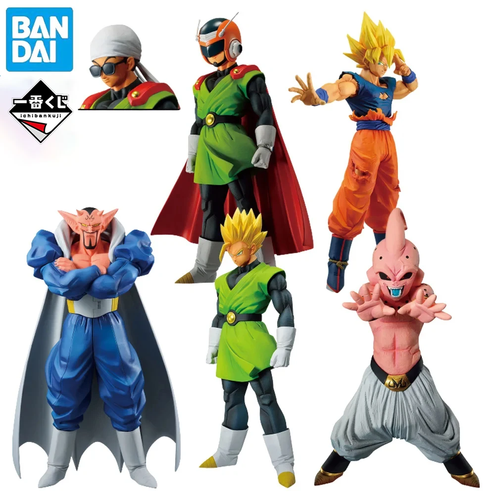 Оригинал в наличии BANDAI Ichiban Kuji Son Gohan Dabura Buu Goku Фигурка аниме Dragon Ball Z Модель из