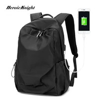 heroic knight men fashion backpack 15 6inch laptop backpack men waterproof travel outdoor backpack school teenage mochila bag