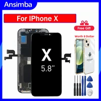 quality lcd display for iphone x oled tft incell screen digitizer assembly replacement display replacement parts repair tools