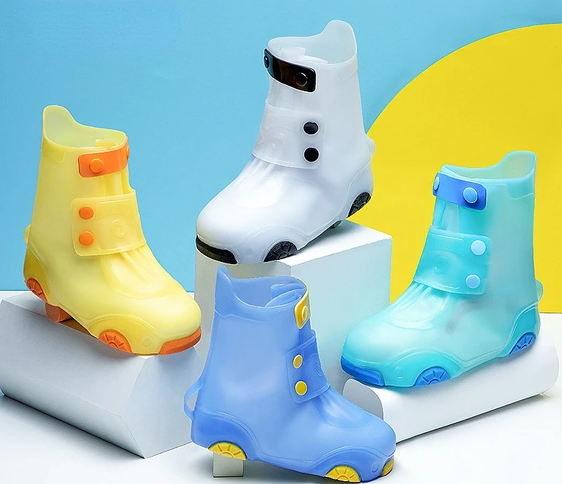 

Утолщенные детские непромокаемые сапоги, чехлы для обуви, детская непромокаемая обувь, чехлы для отдыха на открытом воздухе, кемпинга, путе...