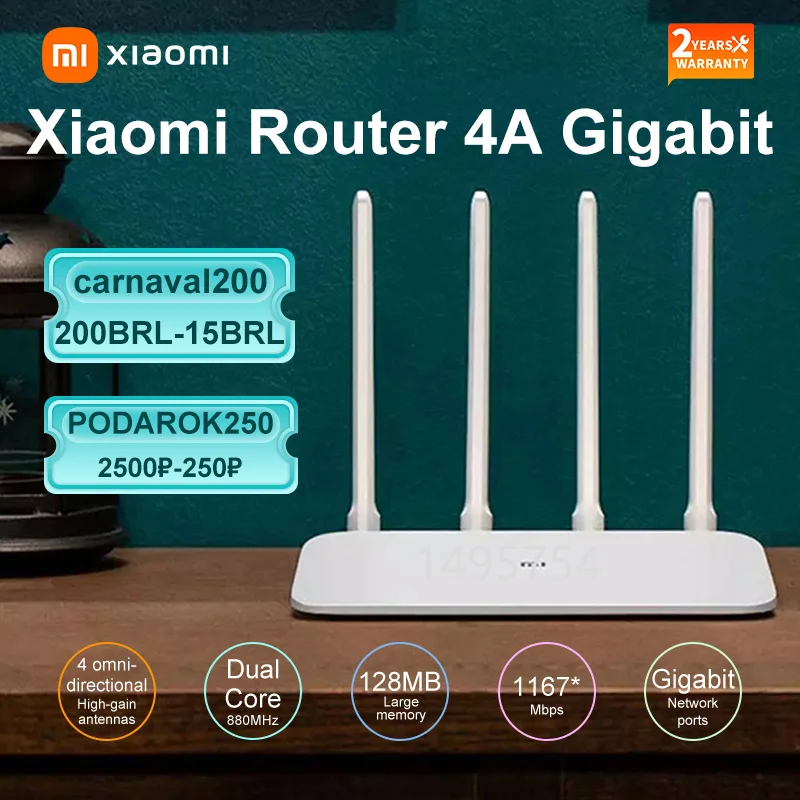 

xiaomi 4A Wifi Router Signal Booster Repeater Extend Gigabit Amplifier Nord Vpn Mesh Wifi Router For Home