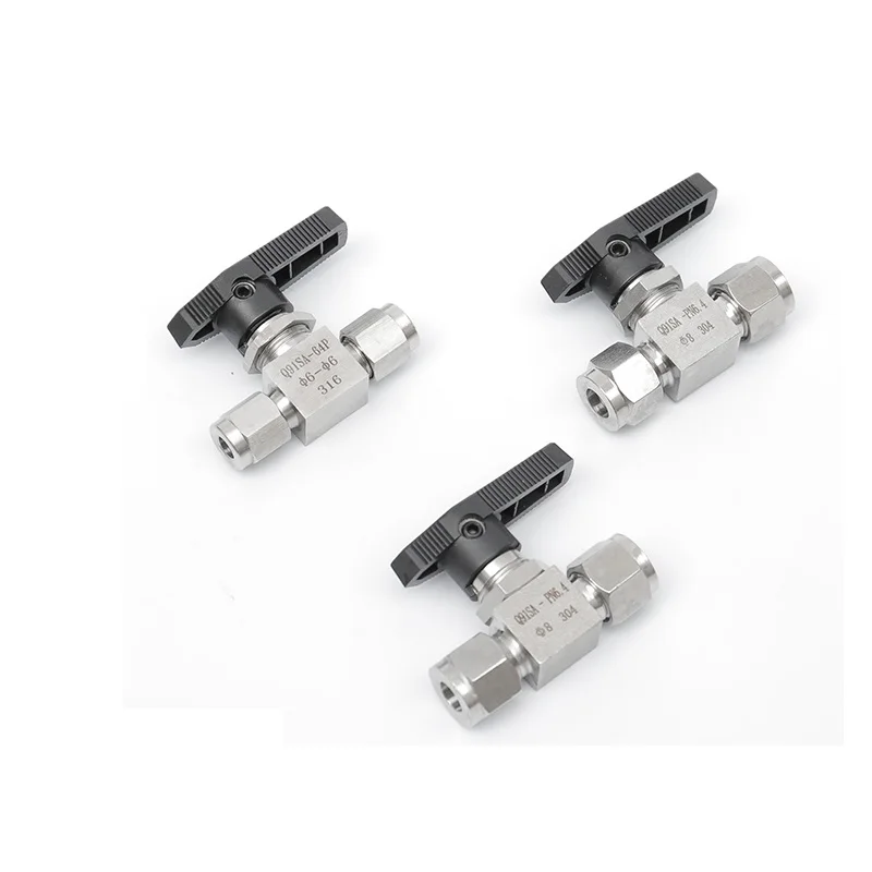 

304 316 stainless steel ferrule ball valve