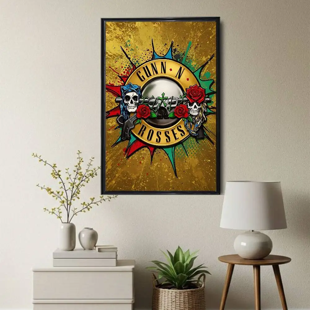 Постеры Guns N' Roses Appetite GNR, настенные картины, подарок, декор для гостиной, бара, ресторана, наклейка, большой размер (art.: 3920da3095eaa) - 3920da3095eaa