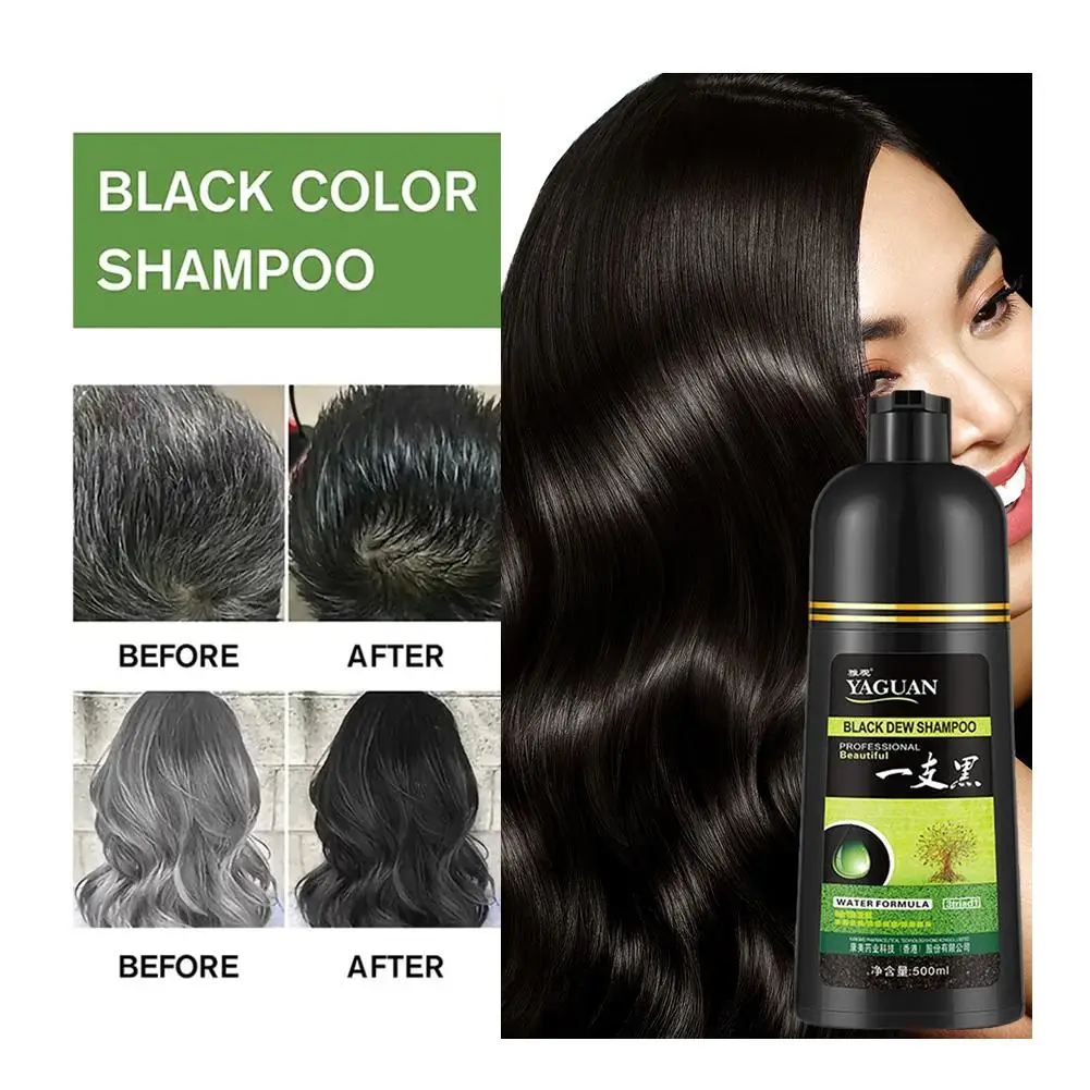 Dye Hair Shampoo Cream Covers Hair Ginger Portable Dye Gray White Essence Natural Hair Products P9s3