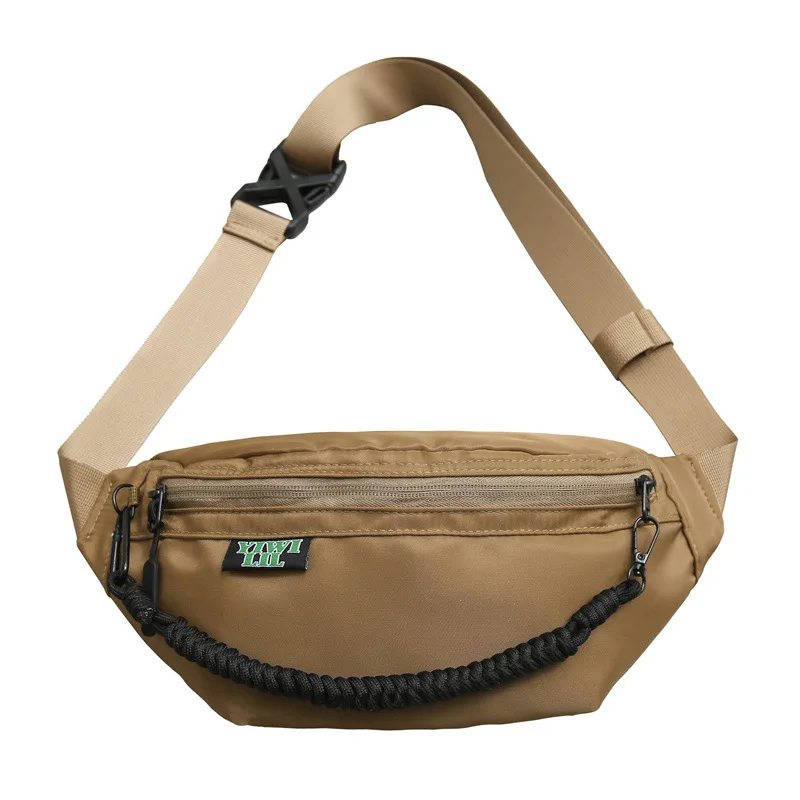 

Women Men Chest Bags Nylon Shoulder Crossbody Waist Bag for Teenagers Korean Sport Phone Pouch Fashion Student Body Bag Harajuku