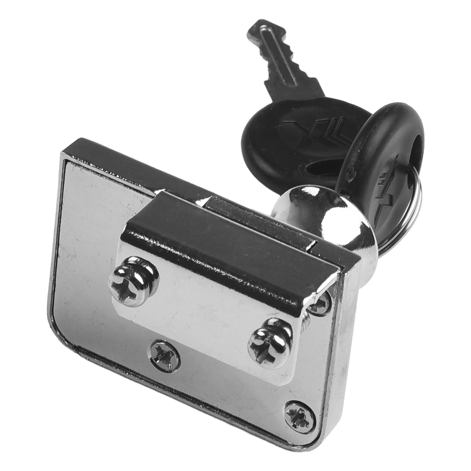 

1PC Dual Door Lock Zinc Alloy For Dual -rotating Glass Doors Double Door Lock Showcase Lock Free Glass Opening With Key