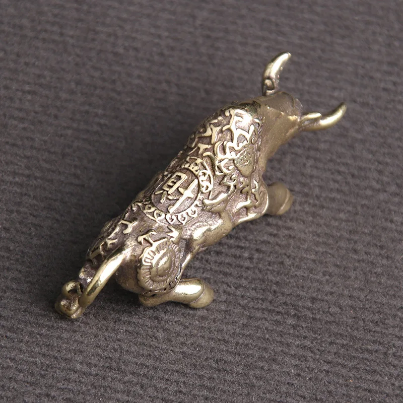 Новая латунная статуя удачи украшения для дома медная миниатюрная фигурка