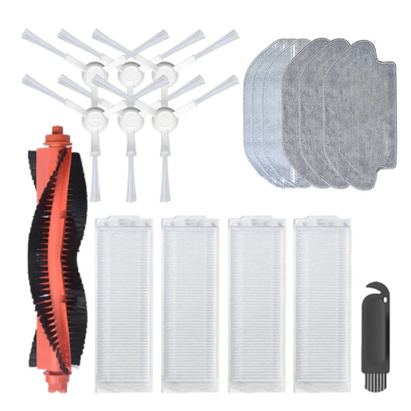 

for Xiaomi Mijia Mop Pro STYTJ02YM for VIOMI V2 PRO/V3 Robot Vacuum Cleaner Main/Side Brush Hepa Filter Mop Cloth Parts