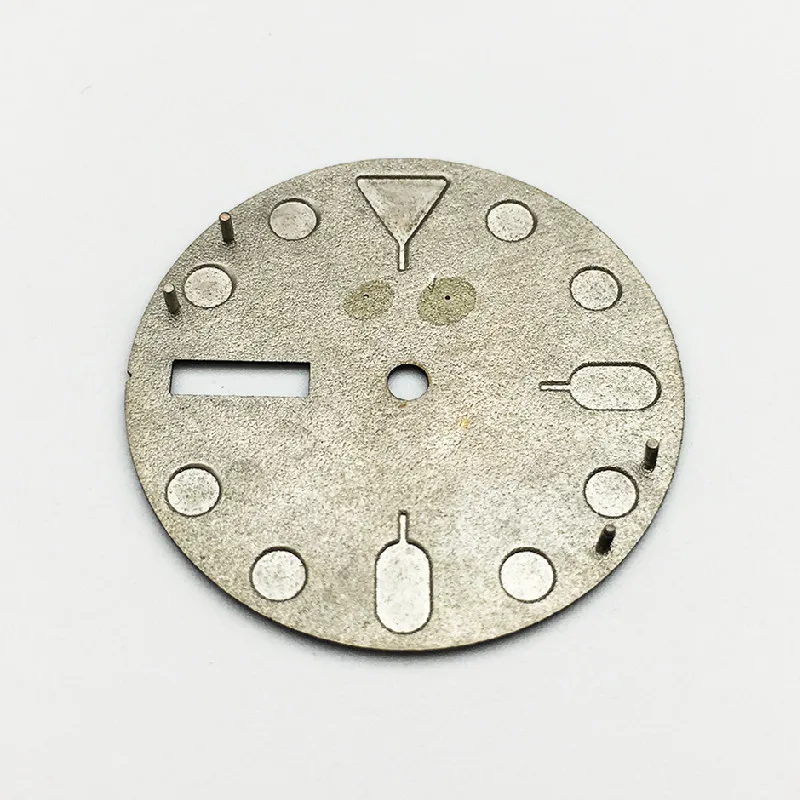 Watch accessories dial black gold nails C3 green luminous 28.5mm modified abalone watch MOD fit NH36 movement Date-day case