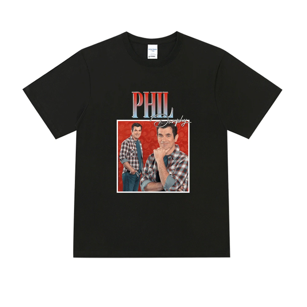 

Phil Dunphy TV Show European/American Trend Hip Hop Harajuku T-shirt Men Women Couple Fashion Pure Cotton Short Sleeve T Shirt