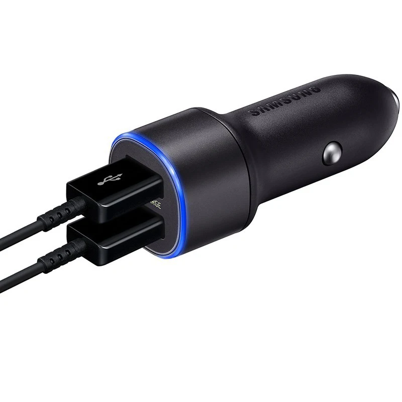 Автомобильное зарядное устройство Samsung для быстрой зарядки с двумя usb-портами 15