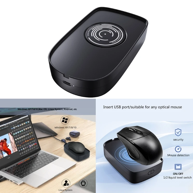 

Mouse Jiggler Mouse Mover Mouse Movement Simulator with ON/OFF for Computer Awakening Mouse Shaker DropShipping