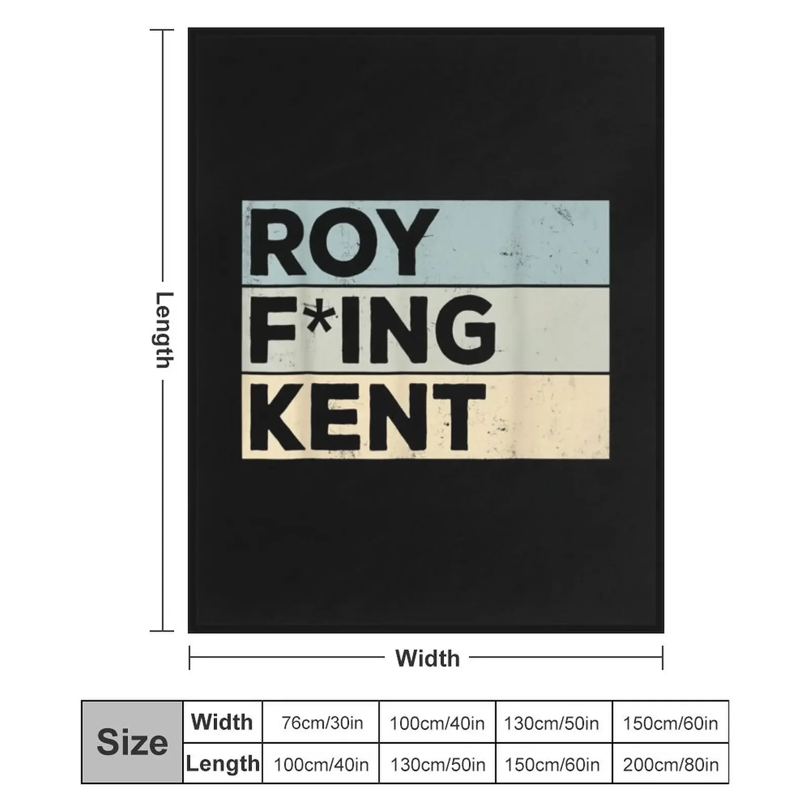 Фланелевое одеяло Roy Freaking Kent Fing