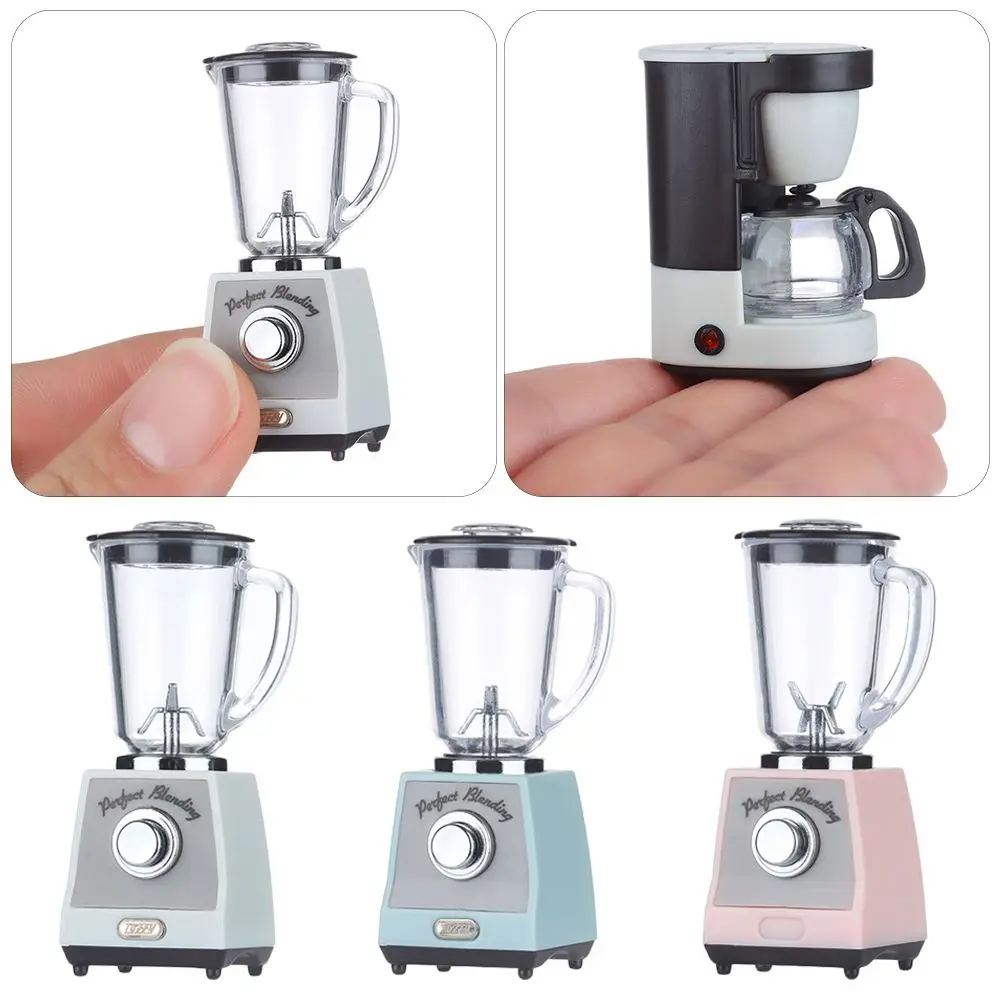 

Кукольная Кофеварка 1:12, имитация кофейника, кухонная мебель, кофейная чашка, экстрактор сока, кукольный дом, Миниатюрные аксессуары