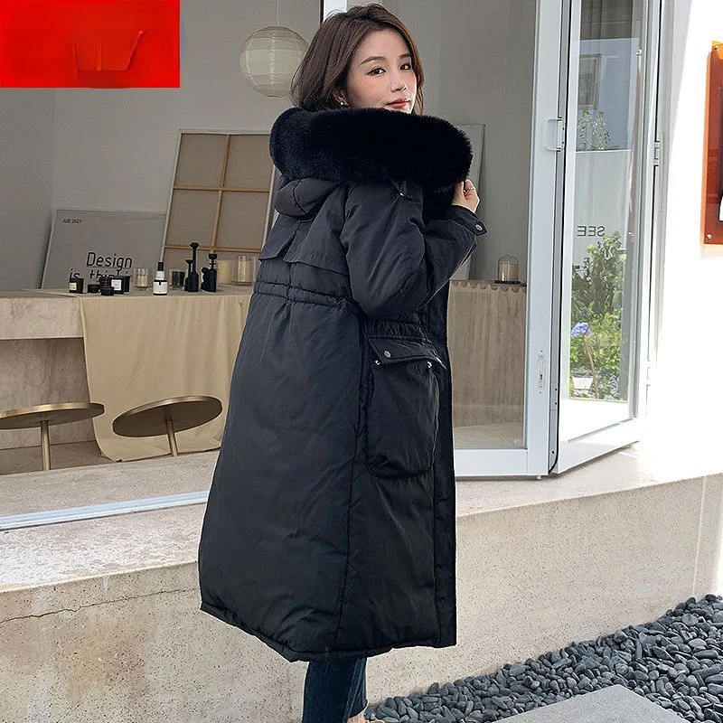 Winter Women's Cold Coat Jackets Parkas Super Hot Coats Hooded Long Cotton Padded Jacket Winter Clothing New Fashion