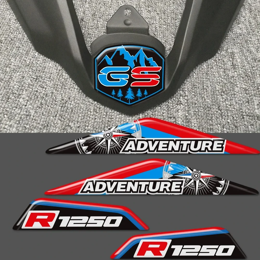 Фото Подходит для BMW R1250GS LC ADV R 1250 GS HP, наклейки для мотоциклов, приключенческий передний клюв, обтекатель, удлинитель колеса, крышка №5