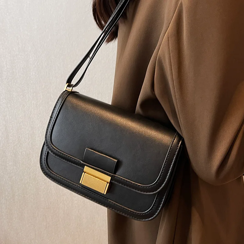 Advanced Women's Bag 2023 New Fashion Autumn and Winter Popular Cross-body Bag Women's One-shoulder Underarm Small Square Bag