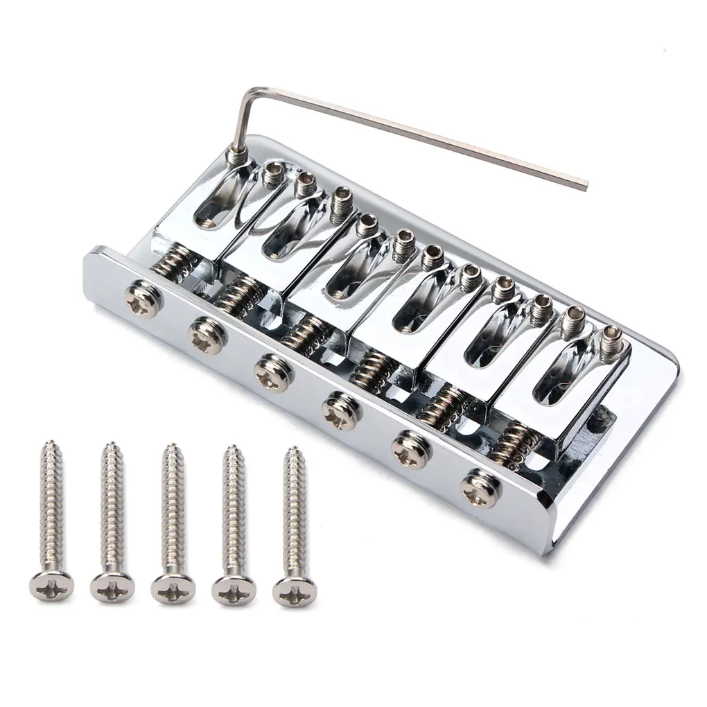 

Electric Guitars Bridge Instrument Adjustable Bridges System Replacement Parts Repairing Musical Playing Rehearsal