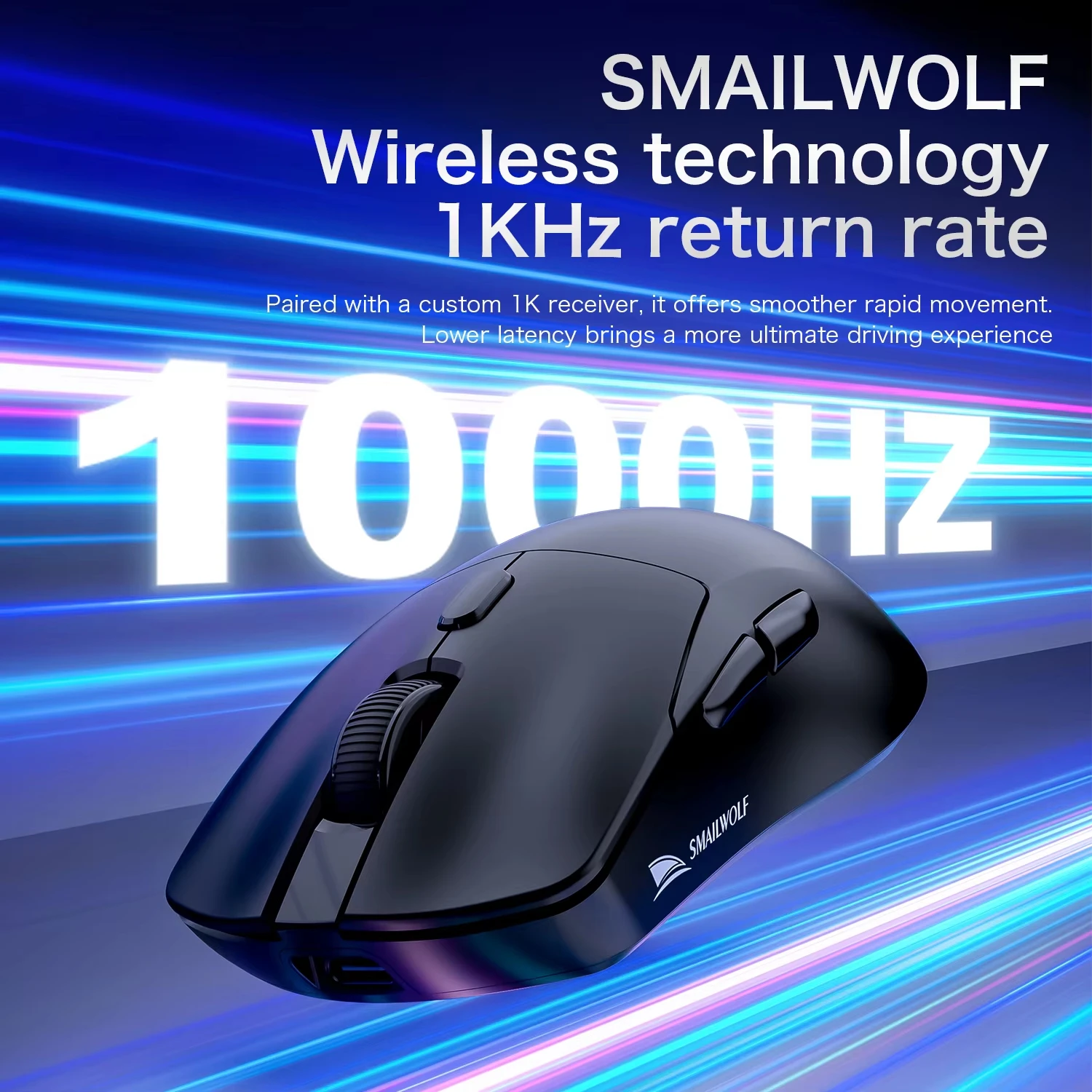 Фото Игровая мышь KEBIDUMEI M3 с тремя режимами работы, эргономичная, 12000 DPI, 1000 Гц, с магнитной зарядной док-станцией для ПК и ноутбуков. №2