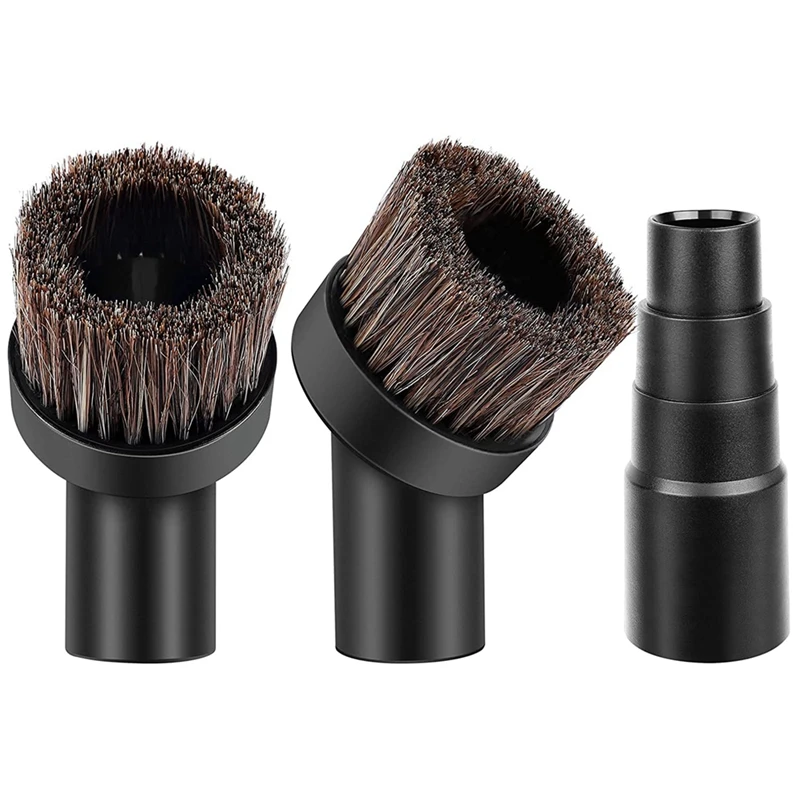 

EAS-36Mm щетка для вакуумного насадки для конского волоса с универсальным разъемом подходит для шланга 25 мм/1 дюйм, 32 мм/1-1/4 дюйма, 35 мм/1-3/8 дюймов