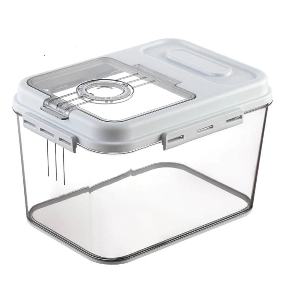 

15KG Rice Storage Box Grain Rice Dispenser Cereals Bucket Coffee Bean Pet Food Storage