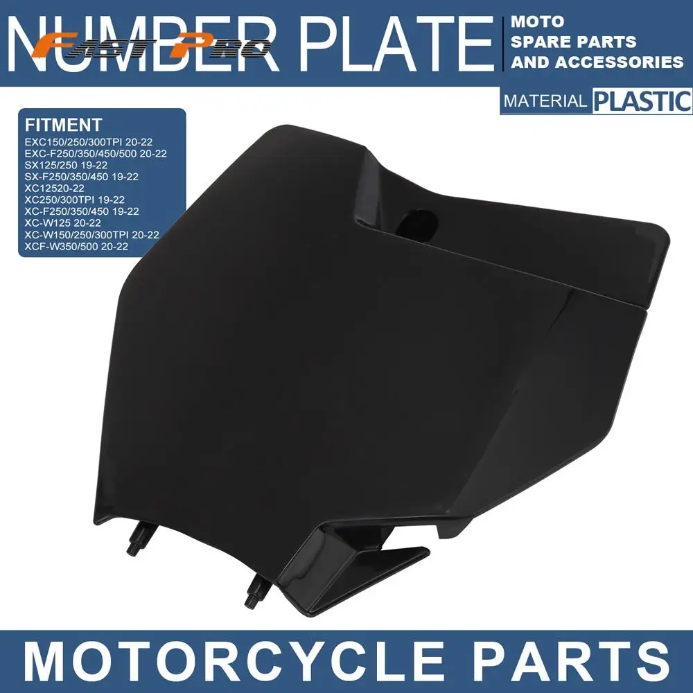 Front Number Plate Card For Ktm Xc Xcf Xcw Xcfw Exc Excf Sx Sxf Tpi 150 250 300 350 450 500 2019 2020 2021 2022
