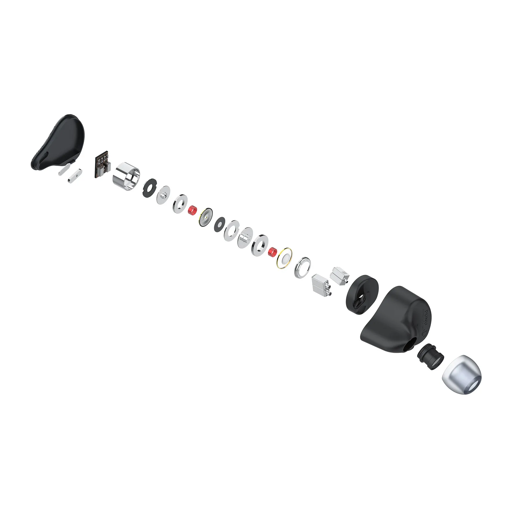 DUNU VULKAN DK-X6 2DD + 4BA гибридные наушники-вкладыши IEM 0 78 мм съемный кабель 2 5 3 4 вилка с