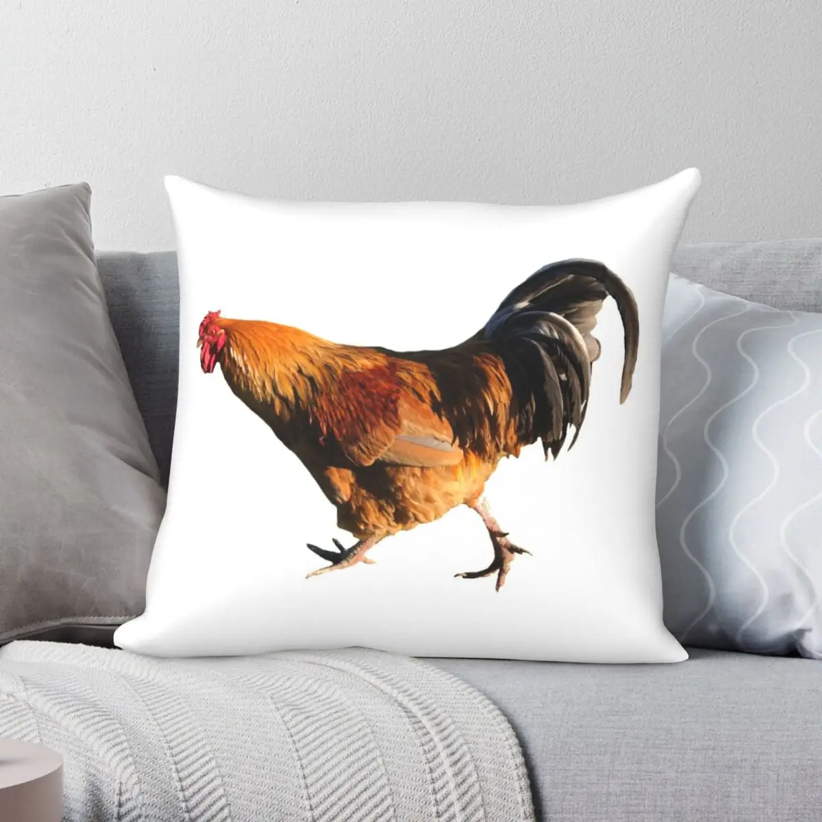 

Прозрачная Наволочка на диванную подушку из полиэстера и льна