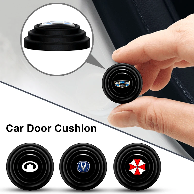 

4pcs Car Door Shock Stickers Absorber Soundproof Buffer Pie for Cadillac ESV Escalade CTS XTS SRX ATS 2015 2016 Car Accessories