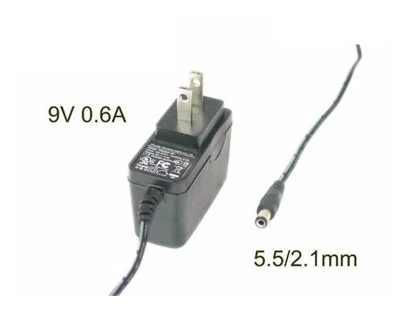Блок питания для ноутбука, Φ, 9V 0.6A, Barrel 5,5/2,1 мм, US 2-контактный разъем