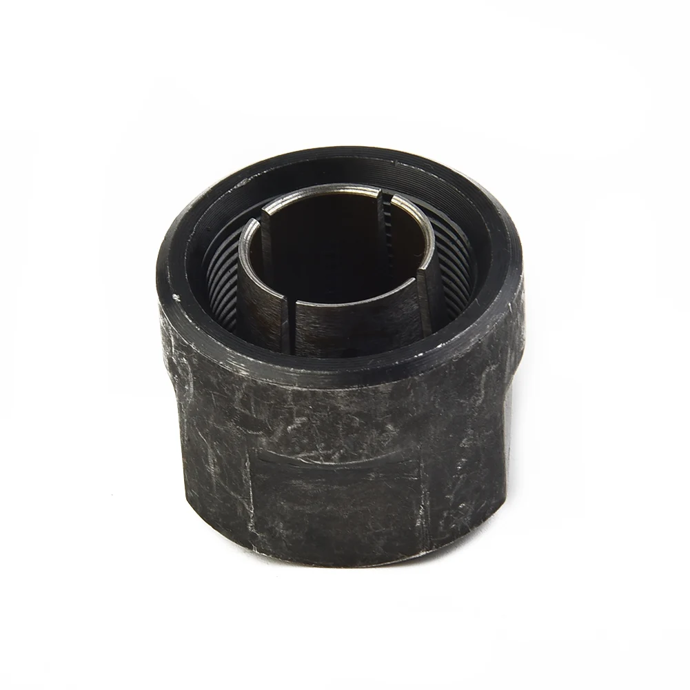 

1 Pcs 13MM Collet Nut Plunge Router Parts 22.5*27mm 1/2" Metal For 3612 Black Lathe Milling Cutter Router Bit Holder