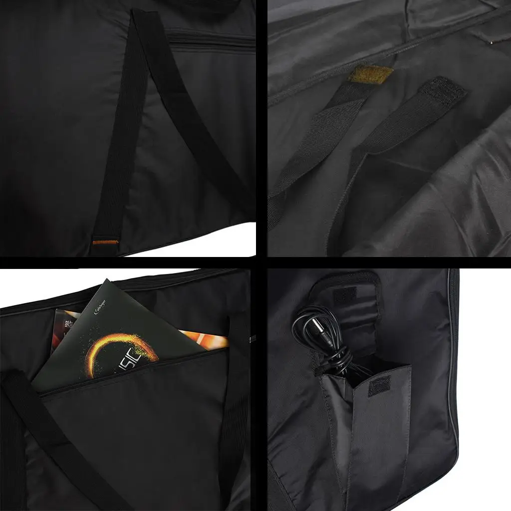 

Waterproof Electronic Piano Keyboard Bag Padded Bag for 76 Key Pianos