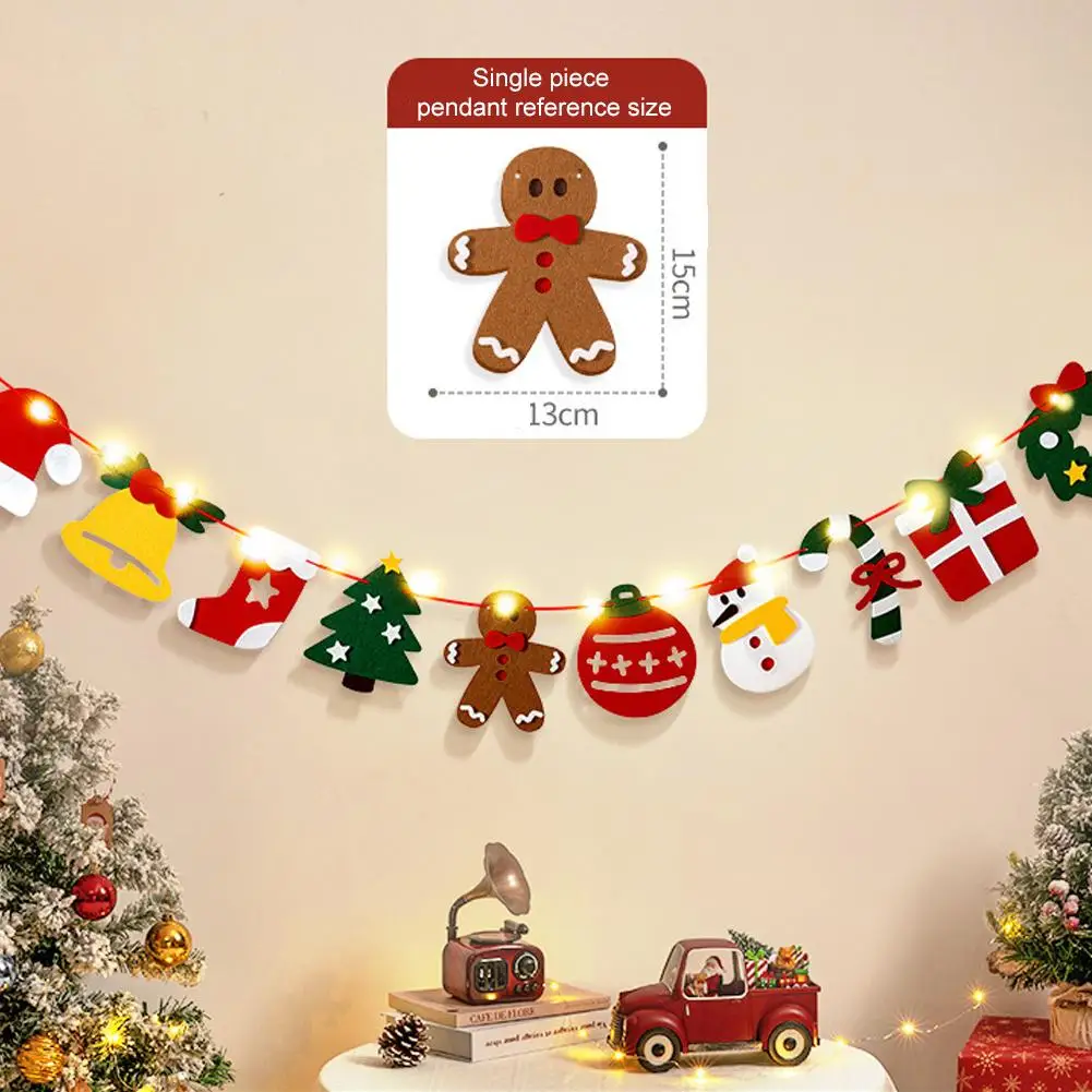 

Рождественские флаги-гирлянды LED