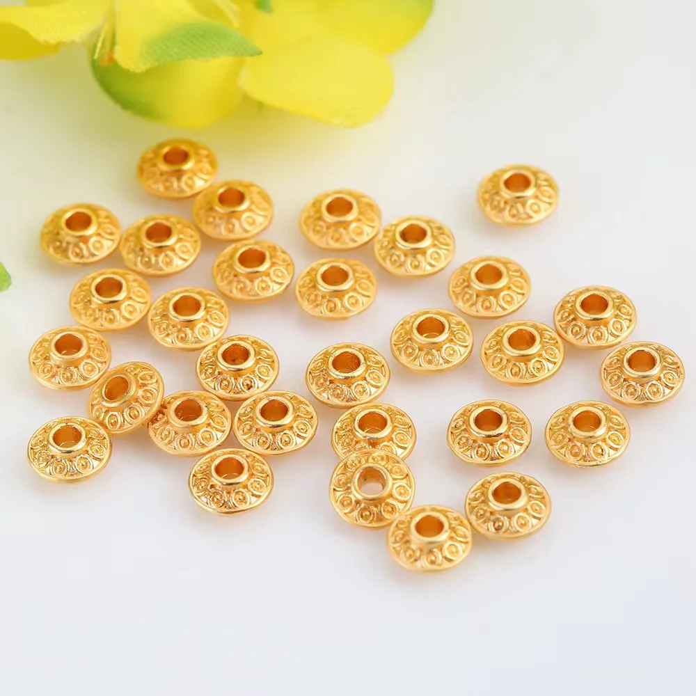 Свободные бусины для фризби Gufa золотистые рукоделия аксессуары - купить по