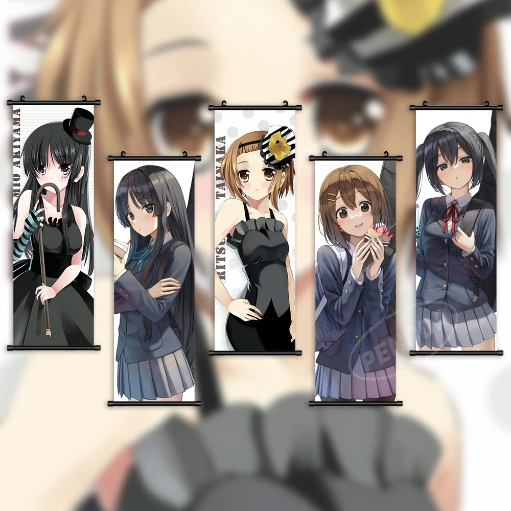 

Фотография стены Домашнее украшение аниме японская живопись электрическая девушка Висячие свитки Shinonome Kazune холст печать картина плакат