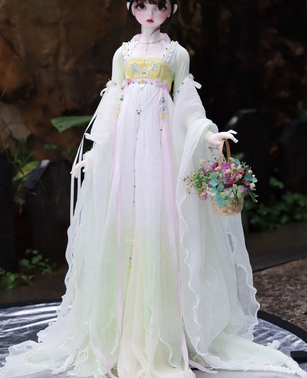 Фото 1/4 1/3 весы BJD, древний костюм, китайское платье феи Hanfu, наряд для BJD/SD MSD SD13, аксессуары для кукол больших девочек A1265 №5