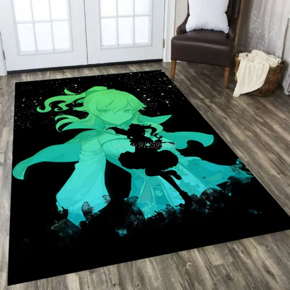 

Противоударные коврики Genshin, детские коврики для ползания, коврики для гостиной, чайного столика, коврик для спальни, моющиеся коврики, ковр...