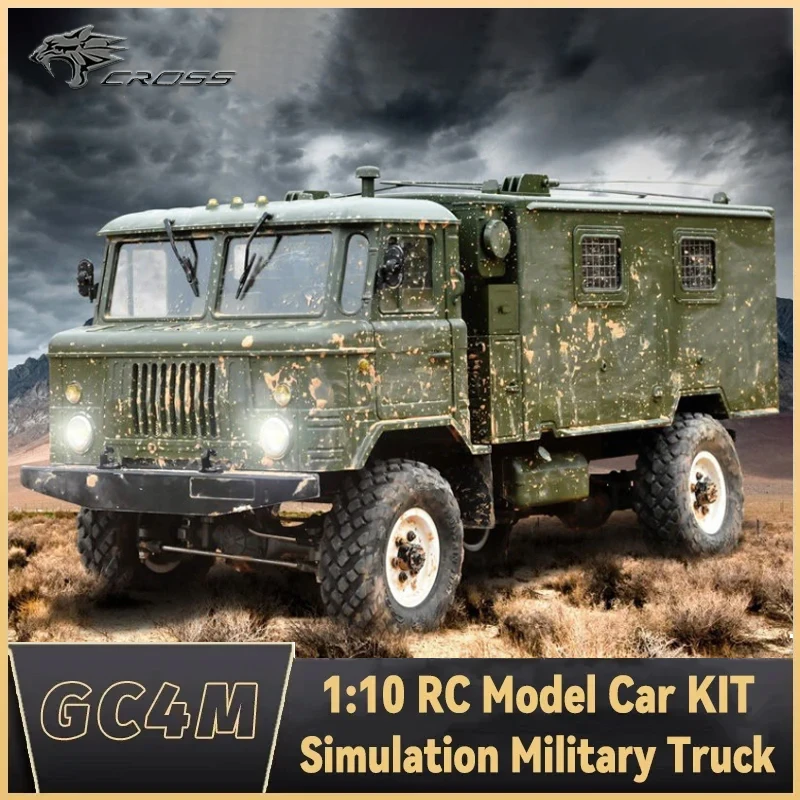 CROSSRC 1/10 GC4M RC Багги Военный Грузовик Гусеничный Автомобиль 4WD Электрический Пульт