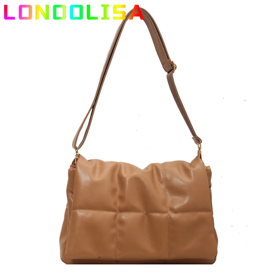 

Luxury Designer Purses and Handbags Large Capacity Pu Leather Shoulder Crossbody Bags for Women Fashion Ladies Messenger Bag Sac