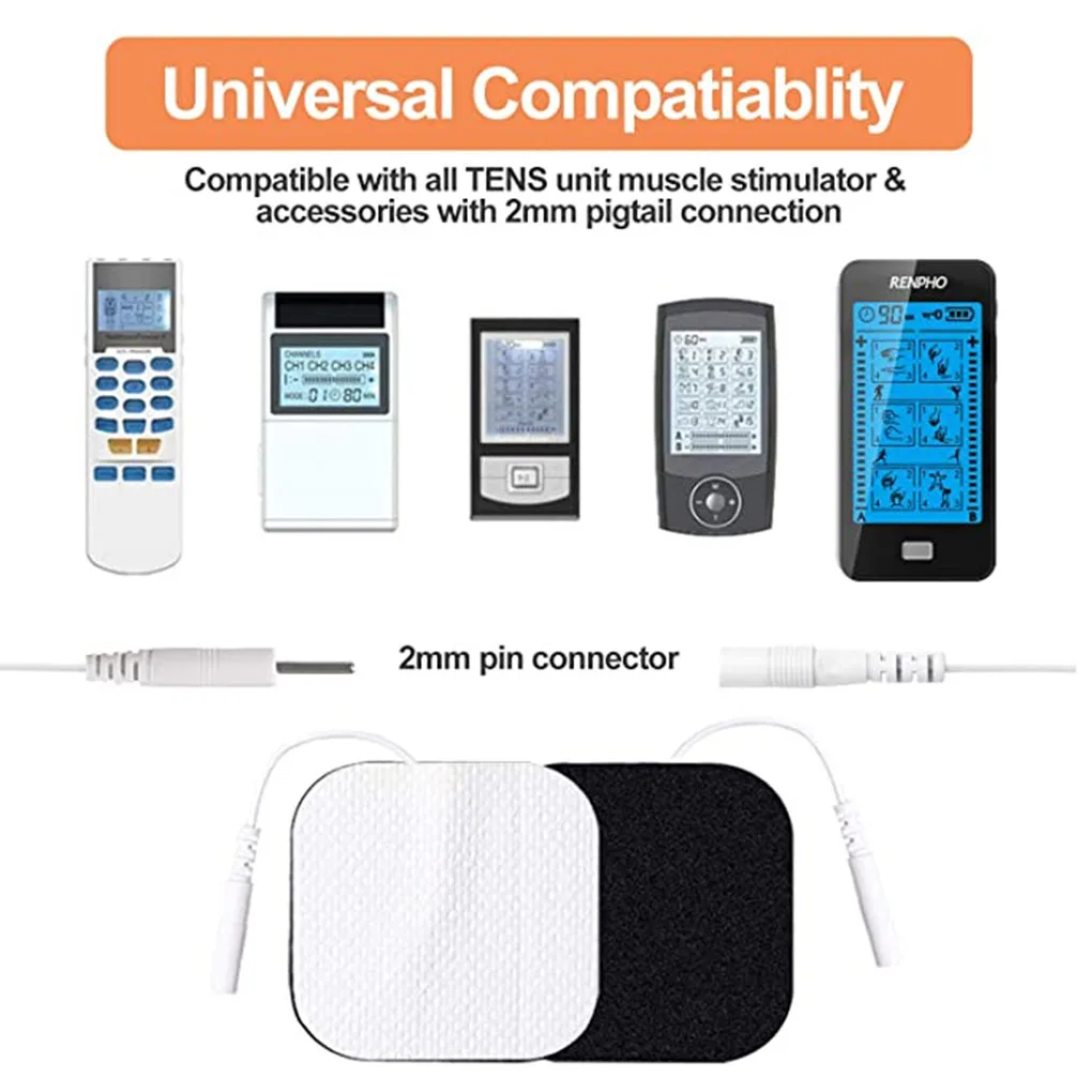 

Электрический массажер для тела, подушечки для тела, 5x5 см, квадратные Сменные участки, аксессуары для массажа, 20 шт.