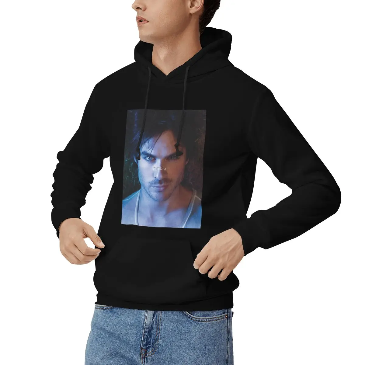 Толстовки с капюшоном Ian Somerhalder в стиле аниме толстовка большого размера свитера