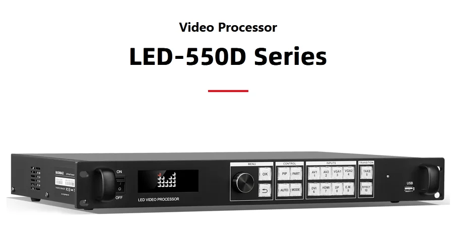 LED-550D 2k светодиодный видеопроцессор Led550d поддержка nova linsn ...