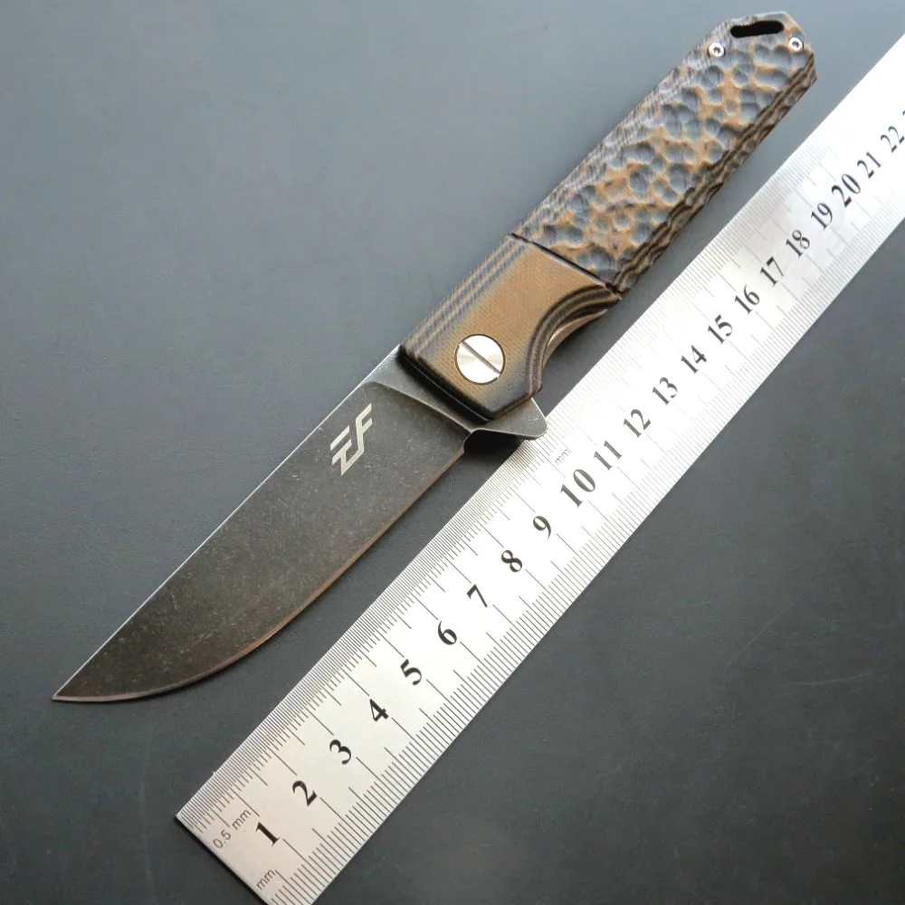 

YF-EF70 Ball Bearing Folding Knife D2 Blade G10+steel Handle steel ball bearing system Hunting Camping Outdoor Survival Knife